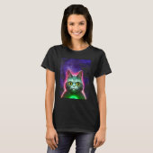 Astronaut cat Tee space cat Tee for men, women, ki T-shirt (Voorkant volledig)