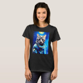 Astronaut cat Tee space cat Tee for men, women, ki T-shirt (Voorkant volledig)