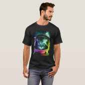 Astronaut cat v2 t-shirt (Voorkant volledig)