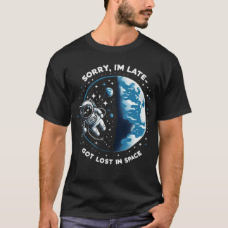 Astronaut Cat: Verdwaald in de ruimte T-shirt