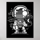 Astronaut Chibi Poster (Voorkant)