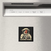 Astronaut Chicken Space Voyage Magneet (Insitu (Vaatwasser))