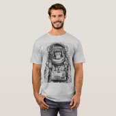 Astronaut chimp t-shirt (Voorkant volledig)