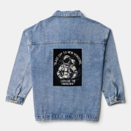 ASTRONAUT CITAAT, BLAAST AF NAAR NEW HORIZON DENIM JACKET
