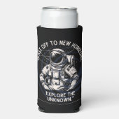 ASTRONAUT CITAAT, BLAAST AF NAAR NEW HORIZON SELTZER BLIKJESKOELER (Seltzer Voorkant)