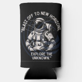 ASTRONAUT CITAAT, BLAAST AF NAAR NEW HORIZON SELTZER BLIKJESKOELER (Achterkant)