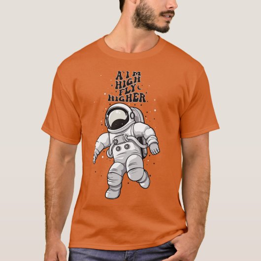 Astronaut citaten t-shirt (Voorkant)