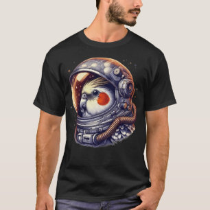 Astronaut Cockatiel T-shirt