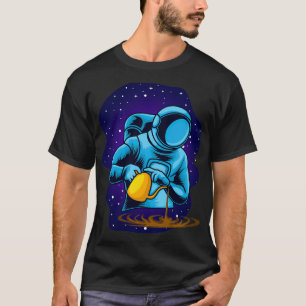 Astronaut Coffee Barista 3 T-shirt