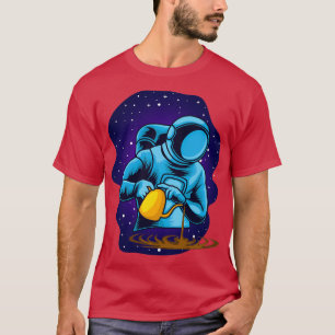Astronaut Coffee Barista T-shirt