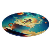 Astronaut Coffee Dream Snijplank (Hoek)