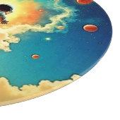Astronaut Coffee Dream Snijplank (Hoek)