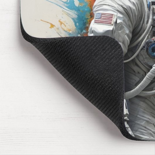 Astronaut Color Splash Mousepad Muismat (Hoek)
