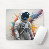 Astronaut Color Splash Mousepad Muismat (Met muis)