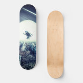 Astronaut Comet Shower Run Persoonlijk Skateboard (Voorkant)