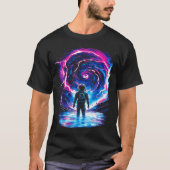 Astronaut Cosmic Outer Space Galaxy Science  T-shirt (Voorkant)