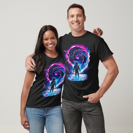 Astronaut Cosmic Outer Space Galaxy Science  T-shirt (Unisex)