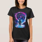 Astronaut Cosmic Outer Space Galaxy Science  T-shirt (Voorkant)