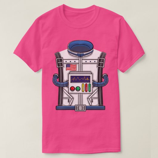 Astronaut Costume Halloween T-Shirt (Design voorkant)