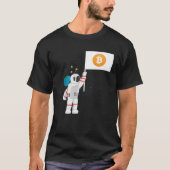 Astronaut Crypto Cryptocurrencies Crypto Trader T-shirt (Voorkant)