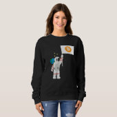 Astronaut Crypto Cryptovaluta Crypto Handelaar Trui (Voorkant volledig)