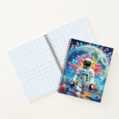 Astronaut Crystal Dream Notitieboek (Binnen)