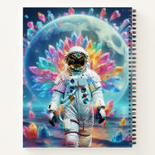 Astronaut Crystal Dream Notitieboek (Achterkant)