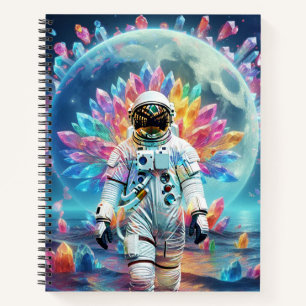 Astronaut Crystal Dream Notitieboek