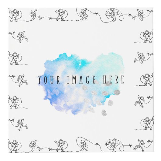 Astronaut Cube Kubus (Voorkant)