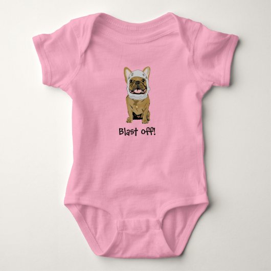 Astronaut cute hond romper (Voorkant)