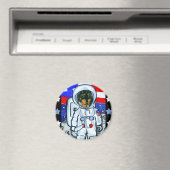 Astronaut dachshund magneet (Insitu (Vaatwasser))