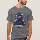 Astronaut Dark Galaxy Mystic Enigma Design T-shirt (Voorkant)