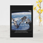 Astronaut David A. Wolf brengt StuurboordO over Kaart (Gele Bloem)