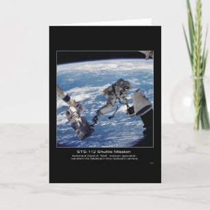 Astronaut David A. Wolf brengt StuurboordO over Kaart