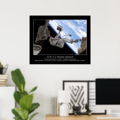 Astronaut David A. Wolf STS-112 Space Walk Poster (Thuiskantoor)