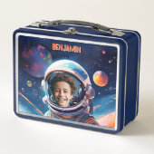 Astronaut Deep Space Sky Planets Photo Kids Gift  (Voorkant)