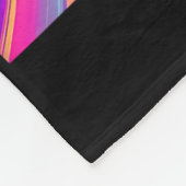 Astronaut die op Kosmische Regenbooggolf surft Gra Fleece Deken (Hoek)