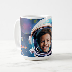 Astronaut Diepe Ruimte Lucht Planeten Foto Cadeau  Koffiemok