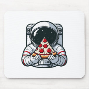 Astronaut Dier Eten Pizza Margherita Meal Food Muismat