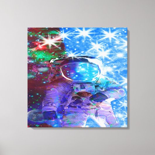 Astronaut Dimensies Canvas Afdruk (Voorkant)