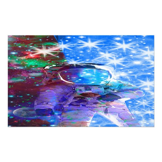 Astronaut Dimensies Foto Afdruk (Voorkant)