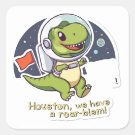 Astronaut Dinosaurus Sticker | prehistorische ruim