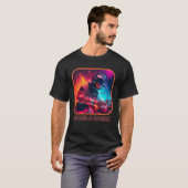 Astronaut DJ EDM for Rave Festival House Merch Dan T-shirt (Voorkant volledig)
