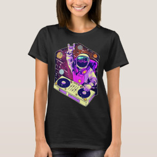 Astronaut DJ Music Psychedelic Psytrance Techno ED T-shirt