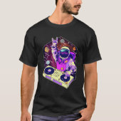 Astronaut Dj Music Psychedelic Psytrance Techno T-shirt (Voorkant)