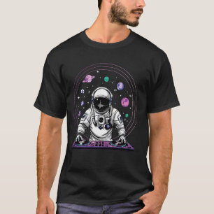 Astronaut DJ Music Rave Muziek Hard Techno Raver D T-shirt