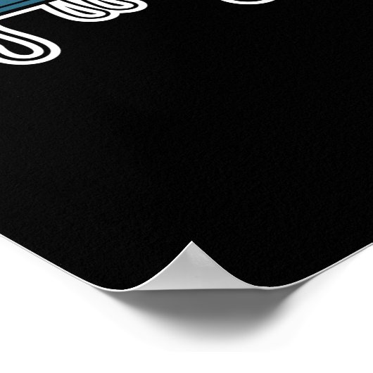 Astronaut DJ Platenspeler Poster (Hoek)