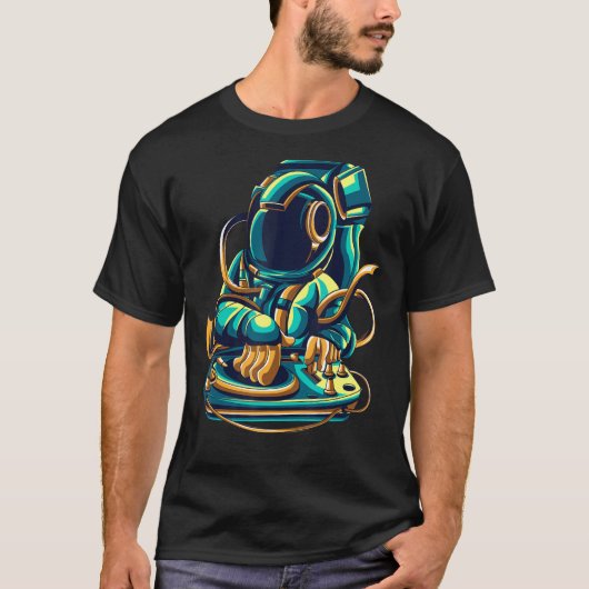 Astronaut DJ T-shirt (Voorkant)