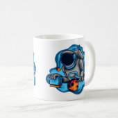 Astronaut Doe Zeefdruk Koffiemok (Voorkant rechts)