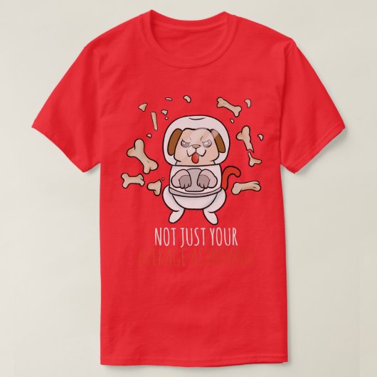 Astronaut Dog Premium T-Shirt (Design voorkant)